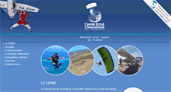 Desktop Screenshot of cepnc.skydiveworld.com